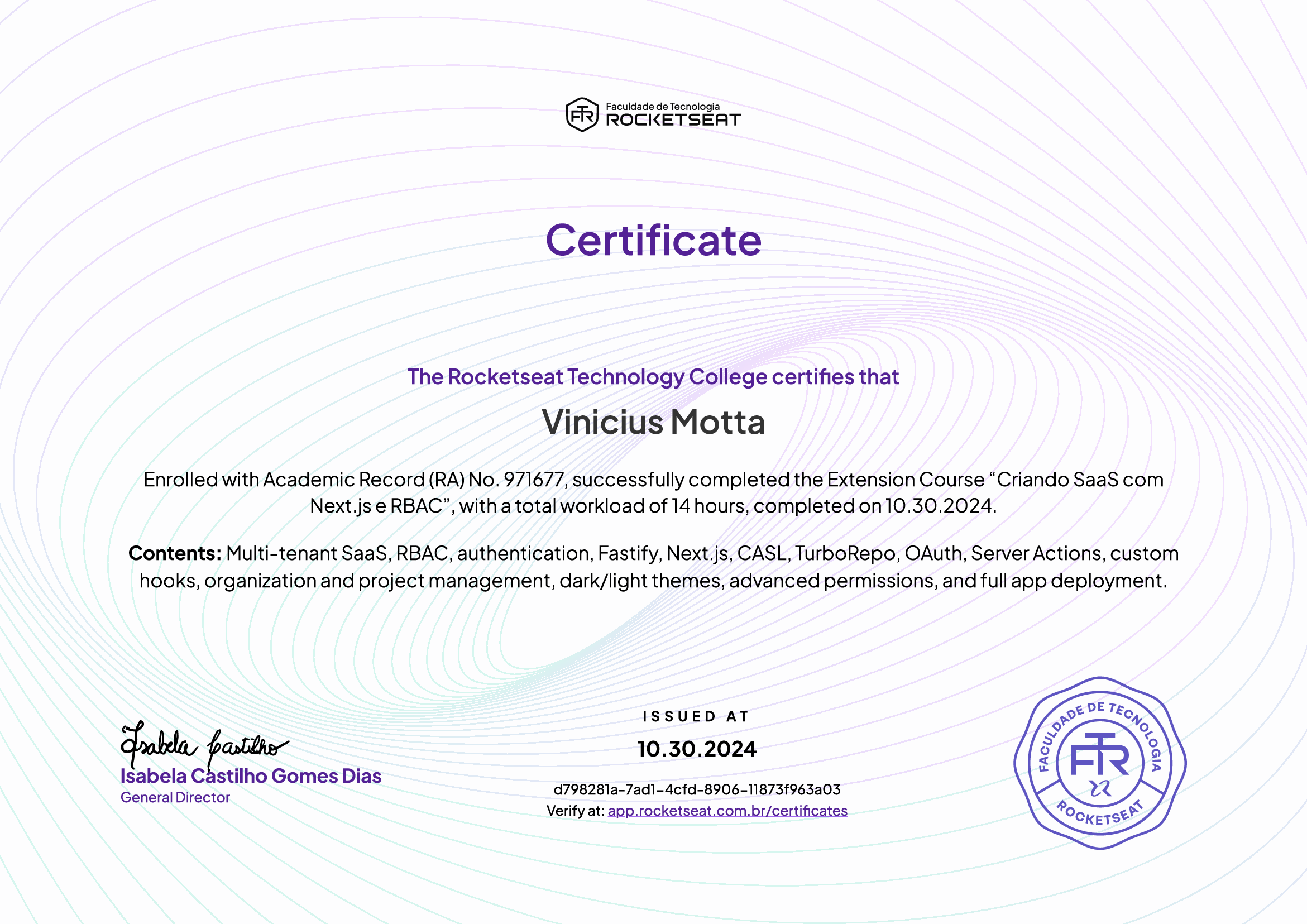 Creating SaaS with Next.js and RBAC